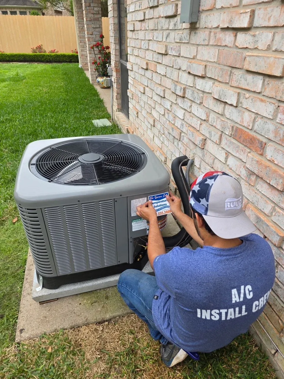 Chepe working on condenser